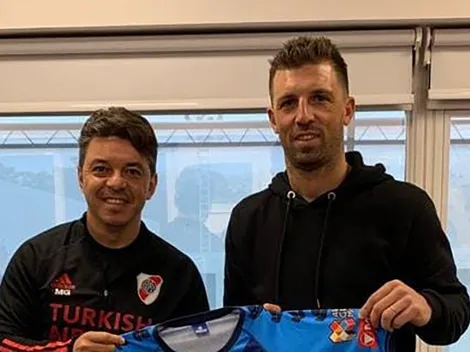 El regalo que recibió Gallardo de un técnico del ascenso