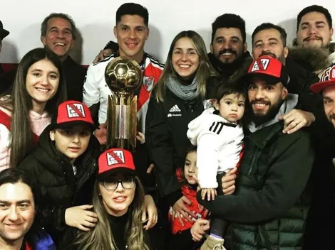 El detalle riverplatense de la sobrina de Enzo Pérez