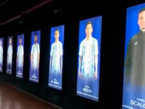 El Monumental ambientado para recibir a los campeones de América