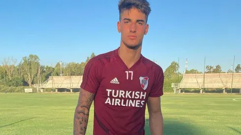 El juvenil disputó sus primeros minutos en Reserva ante Independiente.