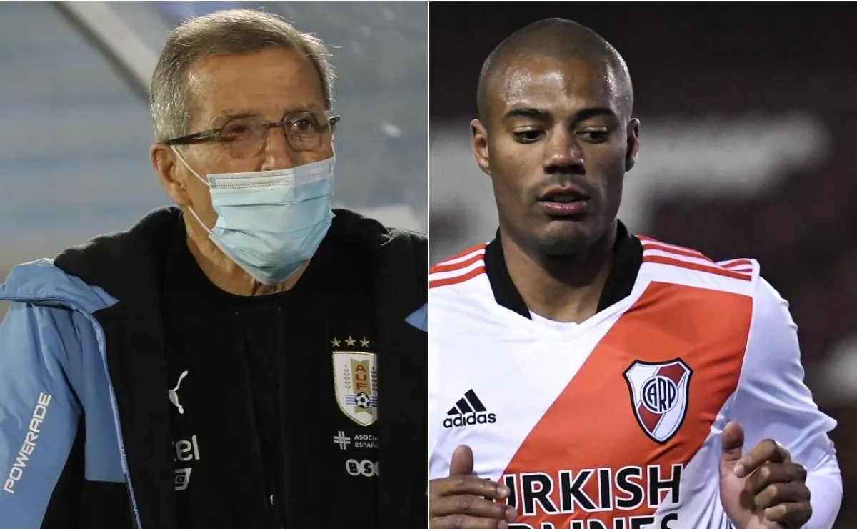 Tabárez, molesto: su postura con De La Cruz
