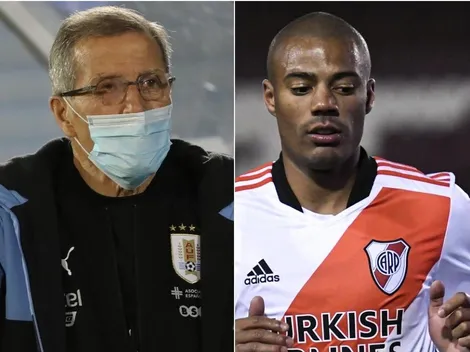 Tabárez, molesto: su postura con De La Cruz