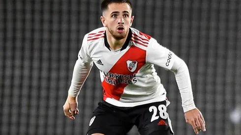 Peña debutó de la mano de Gallardo, luego se fue a préstamo a Arsenal y Lanús, y regresó con Demichelis hace algunos meses.