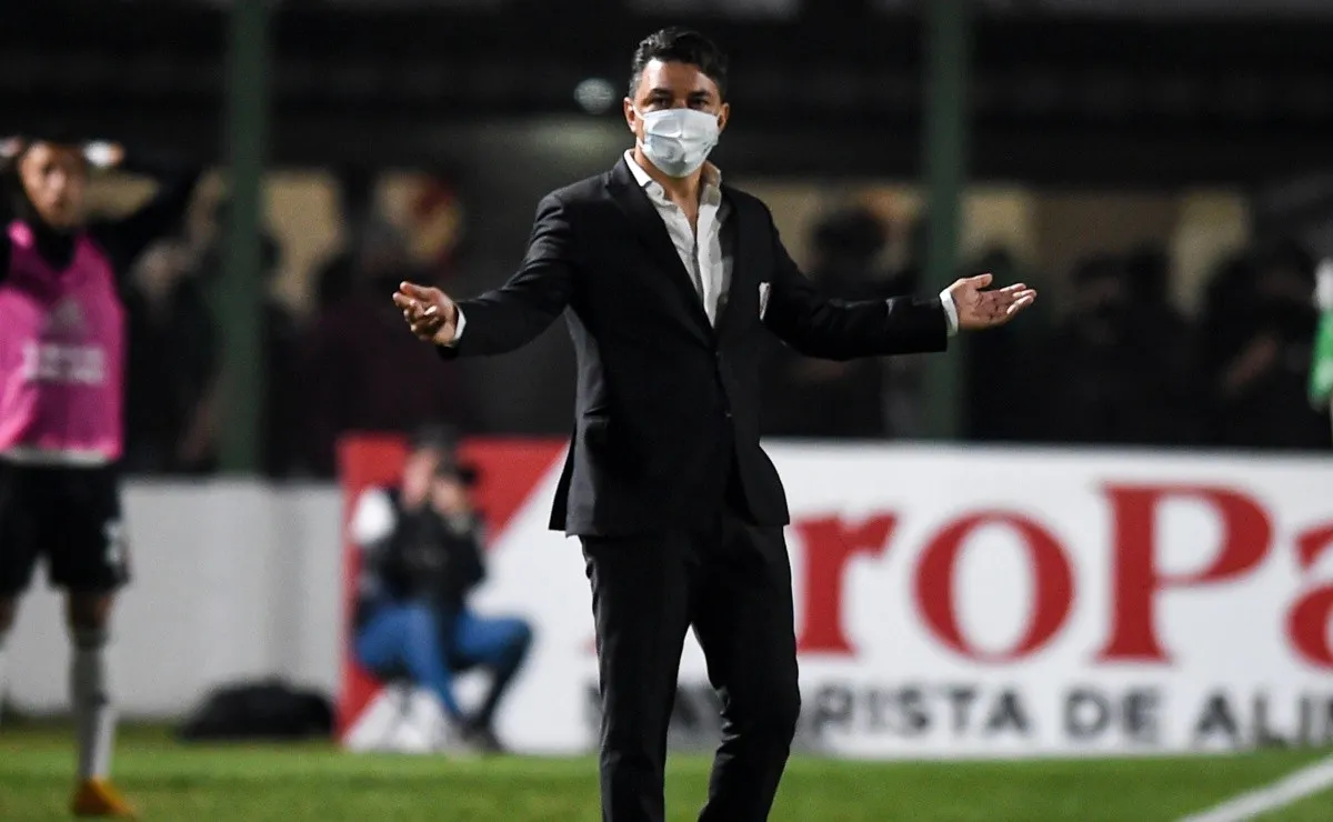 Marcelo Gallardo analizó el triunfo de River contra Sarmiento por la Liga Profesional, valoró el trabajo de los juveniles y habló de un envión anímico.