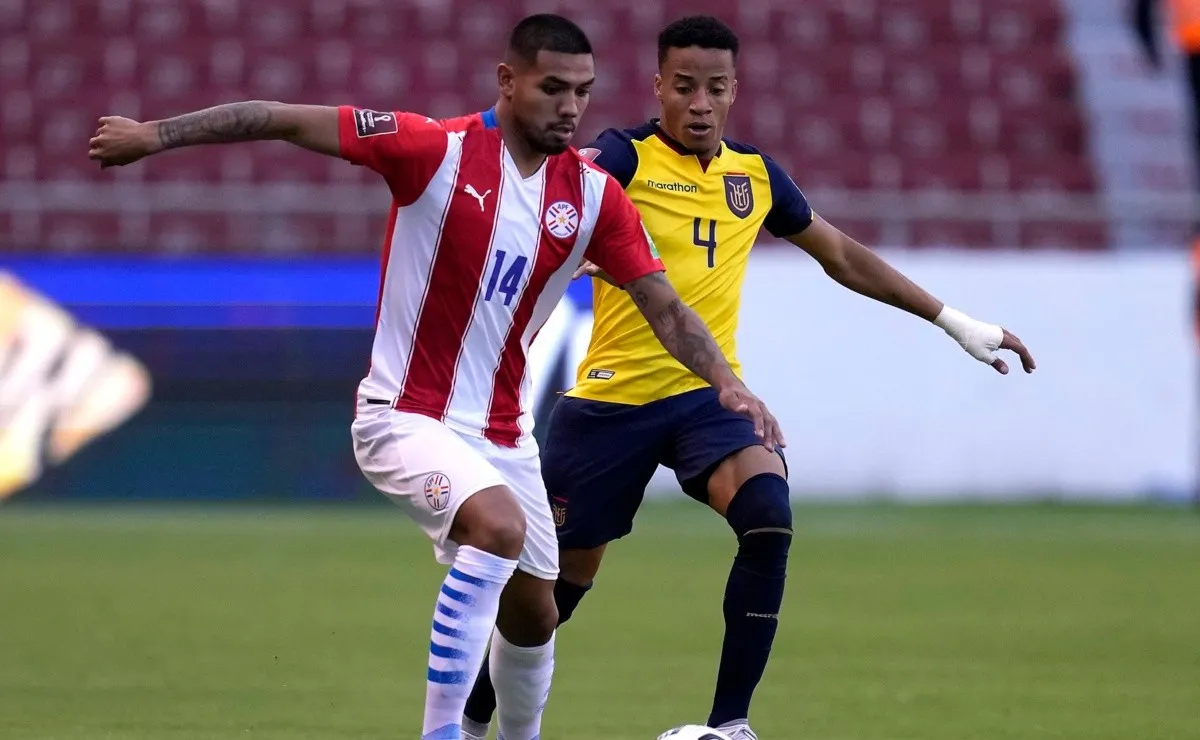 David Martínez jugó los 90 minutos en la derrota de la Selección de Paraguay ante Ecuador en Quito por las Eliminatorias Sudamericanas.