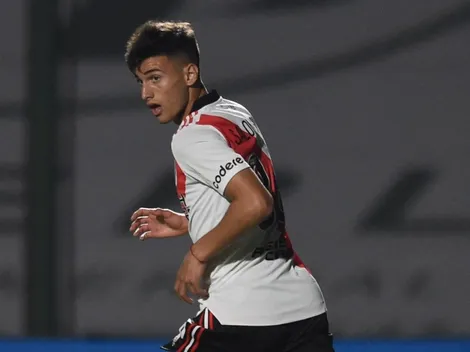 El posteo de Salomoni después de su debut en River
