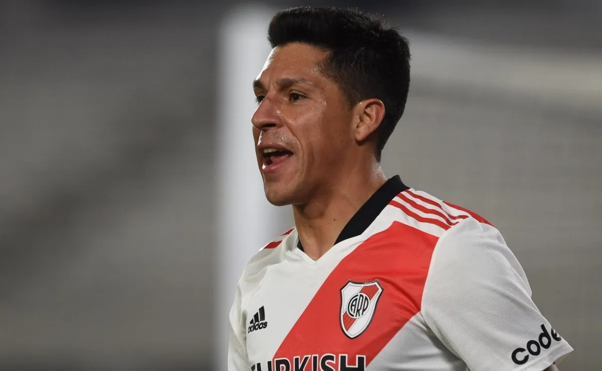 Enzo Pérez anotó el segundo gol de River ante Aldosivi por la Liga Profesional y llegó a su quinto tanto con el Manto Sagrado.