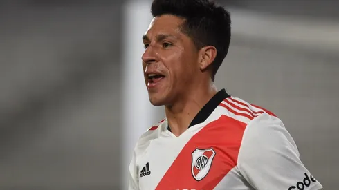 Enzo Pérez anotó el segundo gol de River ante Aldosivi por la Liga Profesional y llegó a su quinto tanto con el Manto Sagrado.