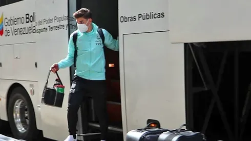 La Araña se sumo junto con Armani a la delegación argentina.