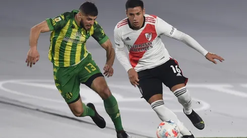 Alex Vigo jugó ante Aldosivi su mejor partido desde que llegó a River y así lo demuestran las estadísticas.