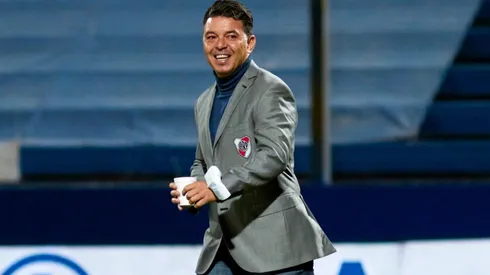 River enfrenta a Sarmiento de Junín por la novena fecha de la Liga Profesional en el Estadio Eva Perón.