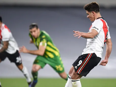 Álvarez falló un penal de una manera muy extraña