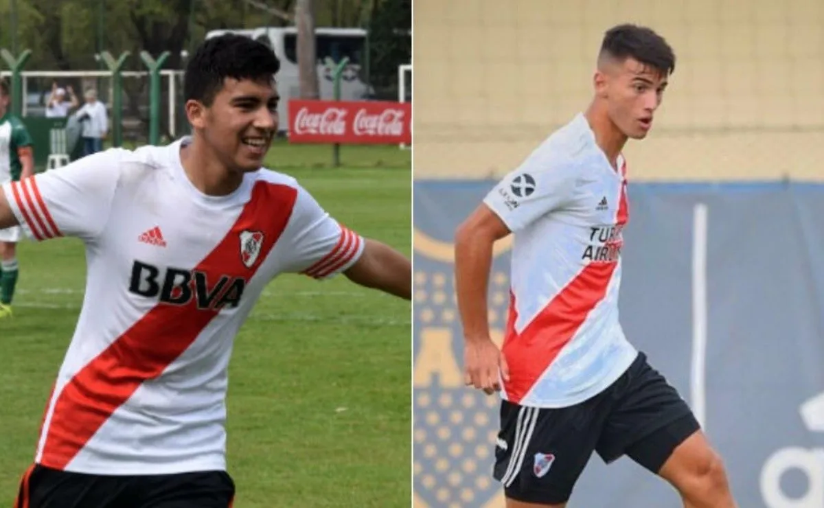 Román Suárez y Felipe Salomoni entrenaron con Primera División