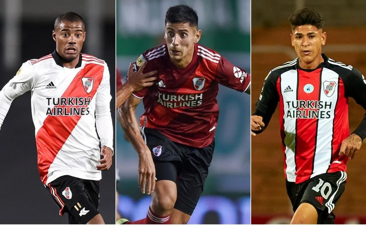 Nicolás De La Cruz, Fabrizio Angileri y Jorge Carrascal son tres de los lesionados que actualmente tiene River.