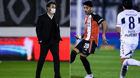 River igualó 1 a 1 ante Gimnasia por la Liga Profesional, el tanto del local llegó tras una distracción de Casco que no marcó el centro y Gallardo se lo hizo saber.