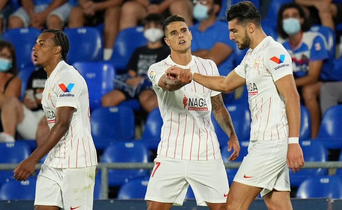 Erik Lamela le dio el triunfo al Sevilla ante el Getafe por la segunda fecha de La Liga con un gol agónico.