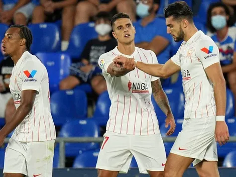 Sevilla ganó con un gol de Lamela y tiene puntaje perfecto