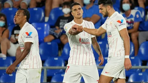 Erik Lamela le dio el triunfo al Sevilla ante el Getafe por la segunda fecha de La Liga con un gol agónico.