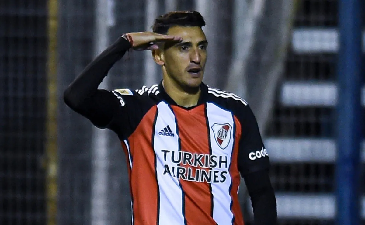 Matías Suárez convirtió su gol número 29 con la camiseta de River.