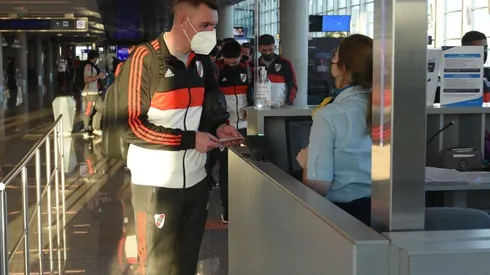 River emprendió viaje a Belo Horizonte para disputar el partido de vuelta ante Atlético Mineiro por los cuartos de final de la Copa Libertadores.