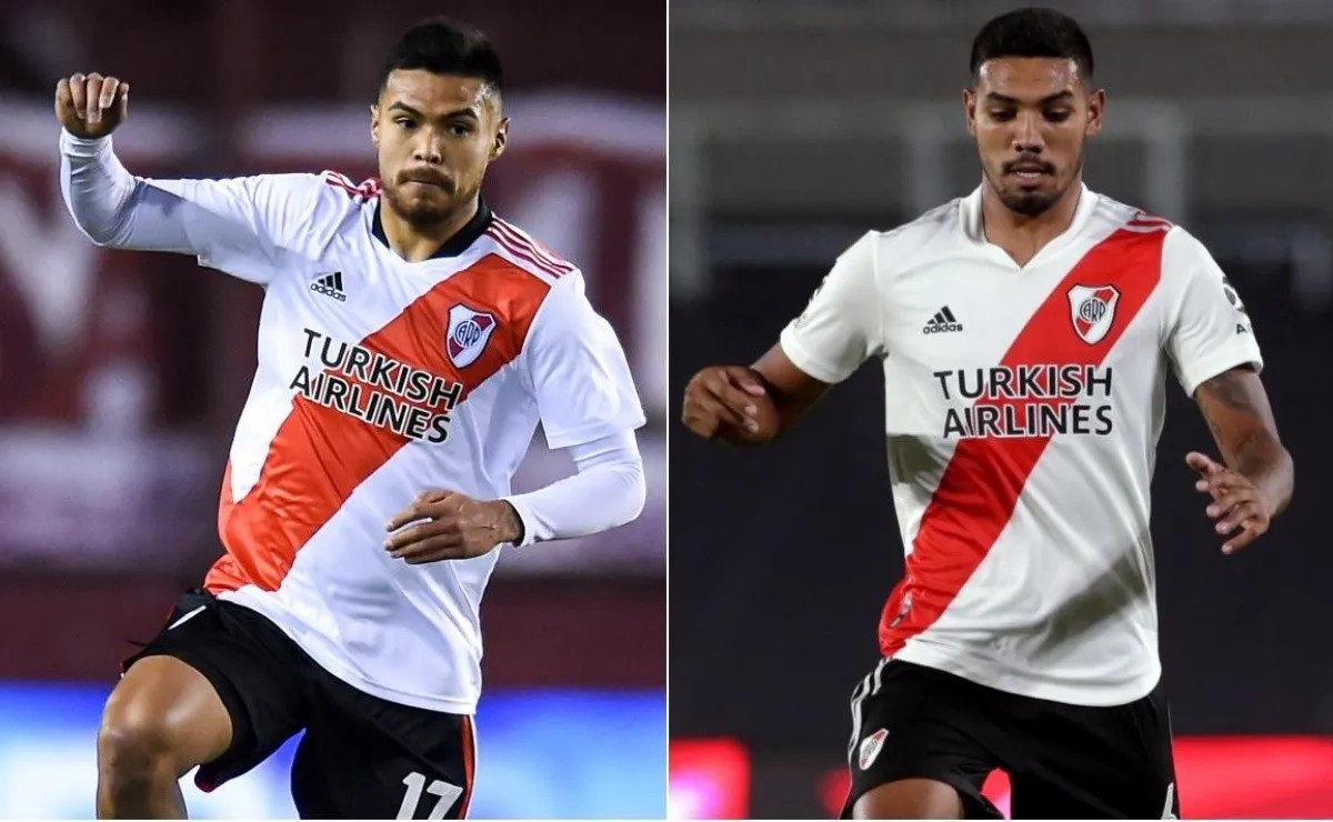 Paulo Díaz y David Martínez se afianzaron como los marcadores centrales de River y en medio de un equipo irregular, son los más regulares de todo el plantel.