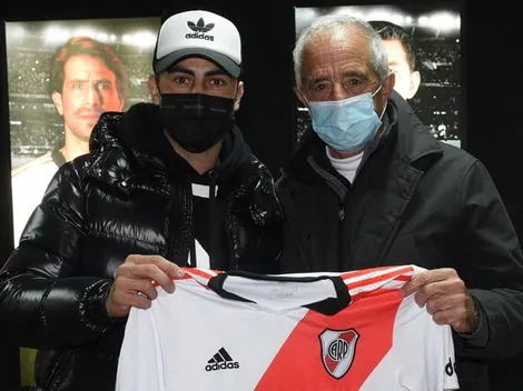 El Pity estuvo en el Monumental y se llevó un regalo muy especial