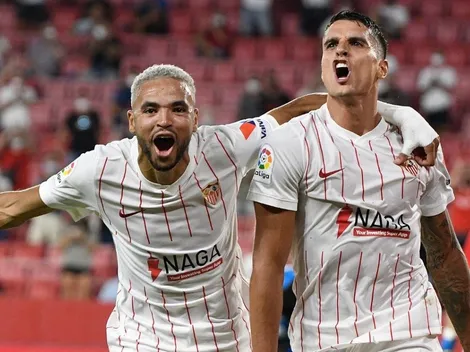 Debut goleador de Lamela en Sevilla