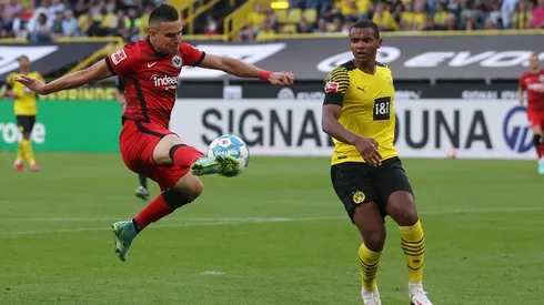 Rafael Santos Borré jugó los 90 minutos en la derrota de Eintracht Frankfurt contra el Borussia Dortmund por la primera fecha de la Bundesliga.