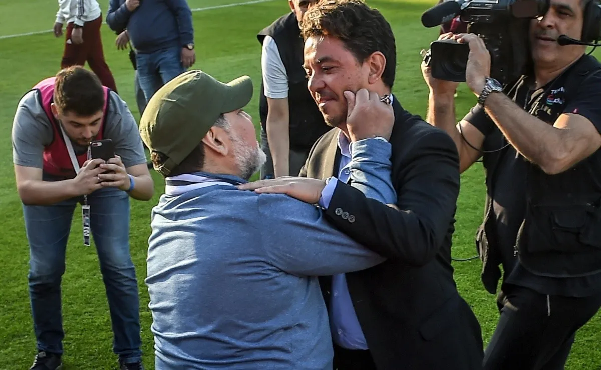 Marcelo Gallardo y el último encuentro emotivo con Diego Maradona.