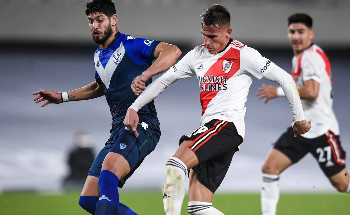 Braian Romero convirtió el segundo gol de River contra Vélez y sentenció el resultado.