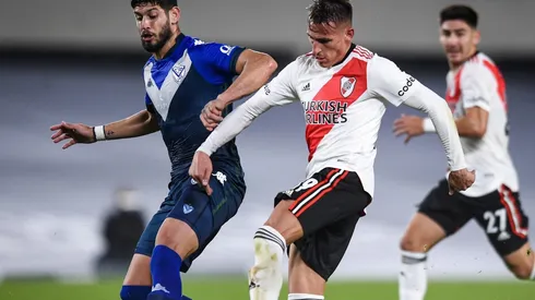 Braian Romero convirtió el segundo gol de River contra Vélez y sentenció el resultado.