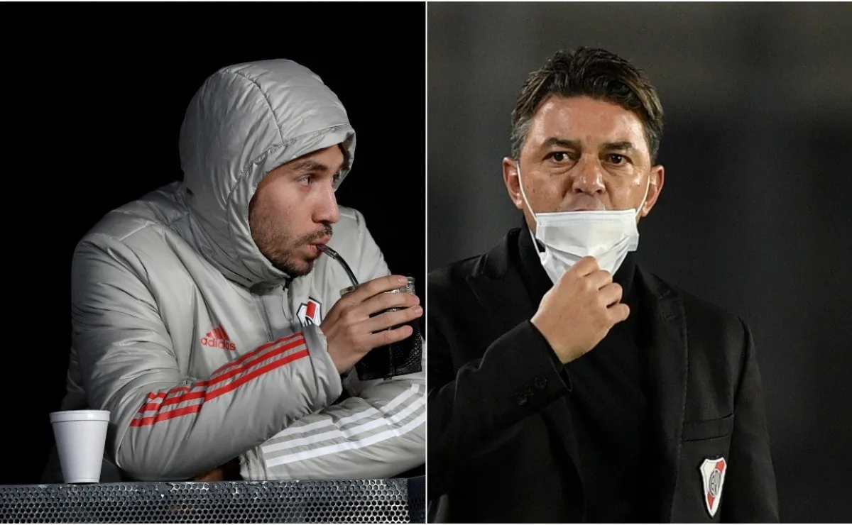 Cachete, nuevo refuerzo del Sevilla, estuvo en el Monumental alentando a sus compañeros.