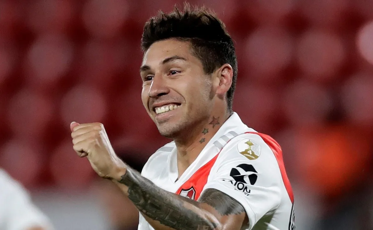 Montiel festejó junto a su familia haber vuelto a River.