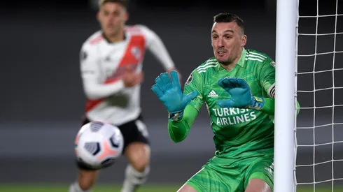 Franco Armani fue el mejor de River esta noche frente a Atlético Mineiro