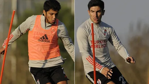 Ambos futbolistas entrenan diferenciado hace algunas semanas.