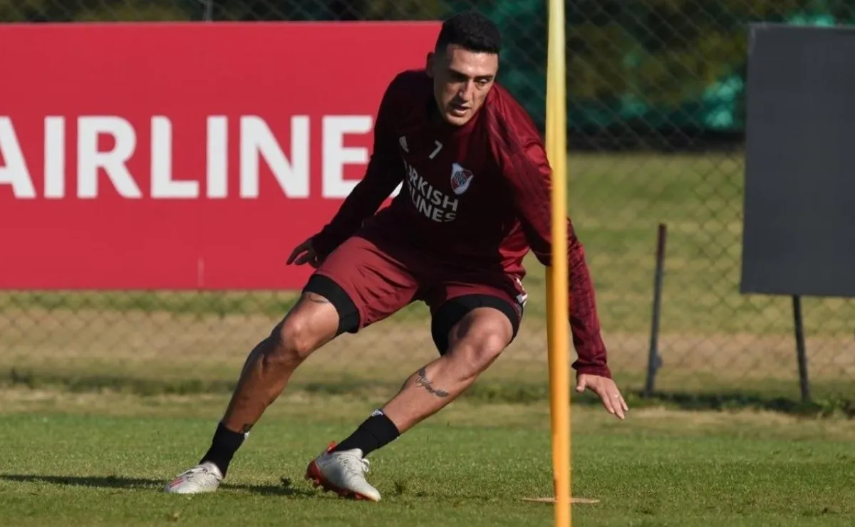 Matías Suárez tiene muchas chances de salir a la cancha el miércoles frente a Mineiro.