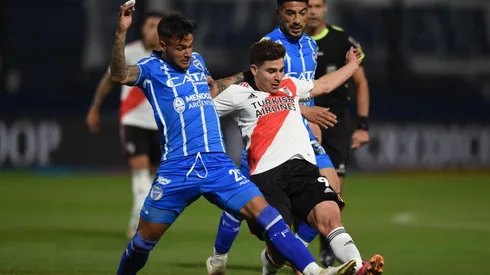 River enfrentó a Godoy Cruz por la quinta fecha de la Liga Profesional en el Estadio Feliciano Gambarte.