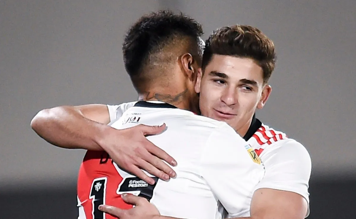 El juvenil suma 17 tantos en la Primera de River, el último había sido en mayo ante Independiente Santa Fe.