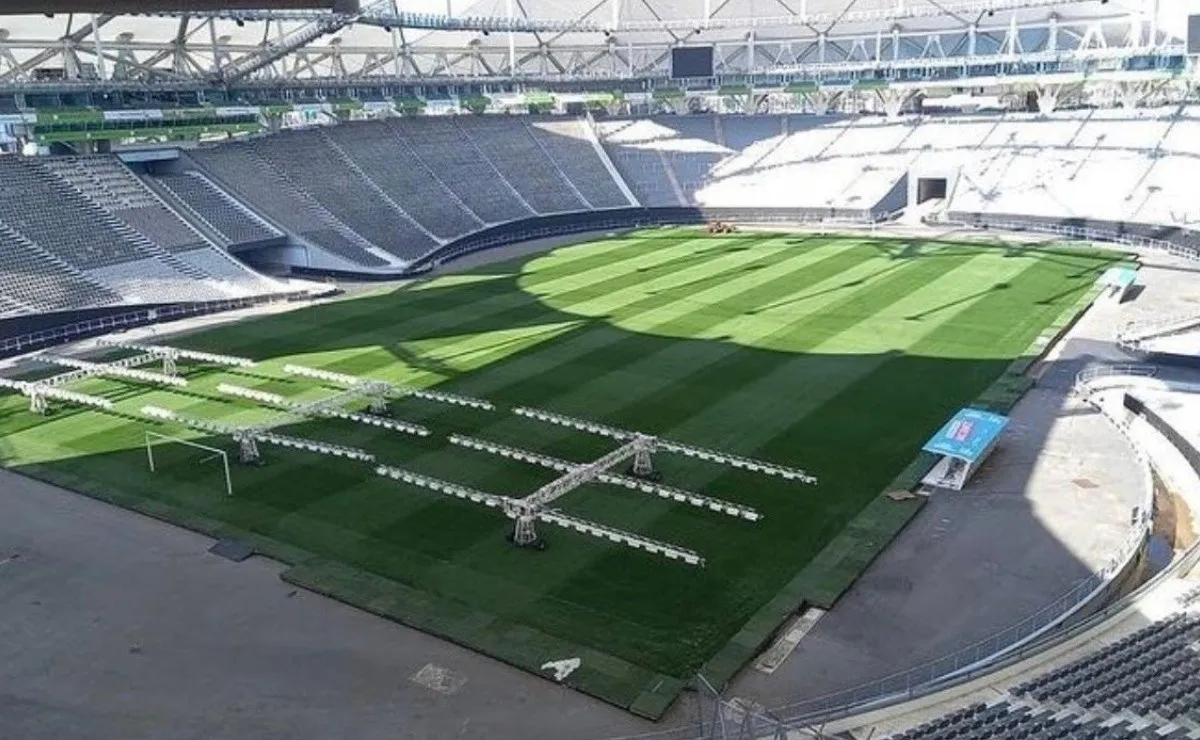 El estadio Ciudad de La Plata se encuentra en plena etapa de reacondicionamiento