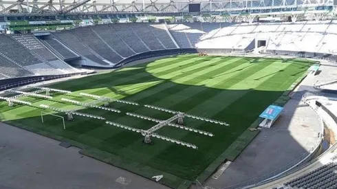 El estadio Ciudad de La Plata se encuentra en plena etapa de reacondicionamiento