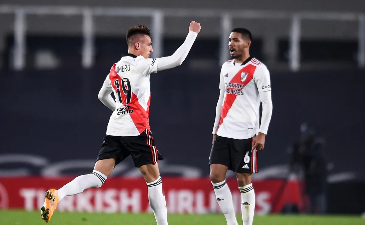 El delantero marcó el empate de River ante el Globo.