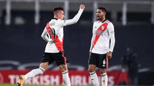 El delantero marcó el empate de River ante el Globo.