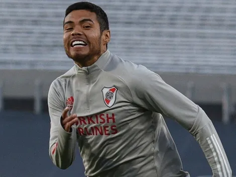 Díaz se entrenó diferenciado a un día del superclásico