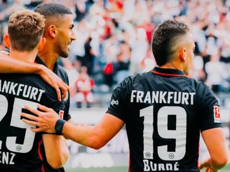 Borré: debut y gol en el Eintracht