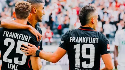 Rafael Santos Borré hizo su debut con la camiseta del Eintracht Frankfurt en un amistoso ante el Saint Étienne y convirtió un gol de penal.