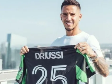 Driussi fue presentado en Austin y posó con su nueva camiseta