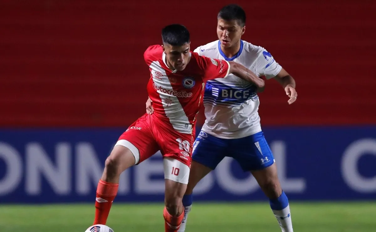 Gabriel Florentín hizo Inferiores en River pero no llegó a debutar en Primera, este miércoles jugará ante el equipo de Gallardo con Argentinos por la Libertadores.