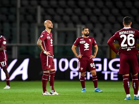 Torino homenajeó a River con una camiseta