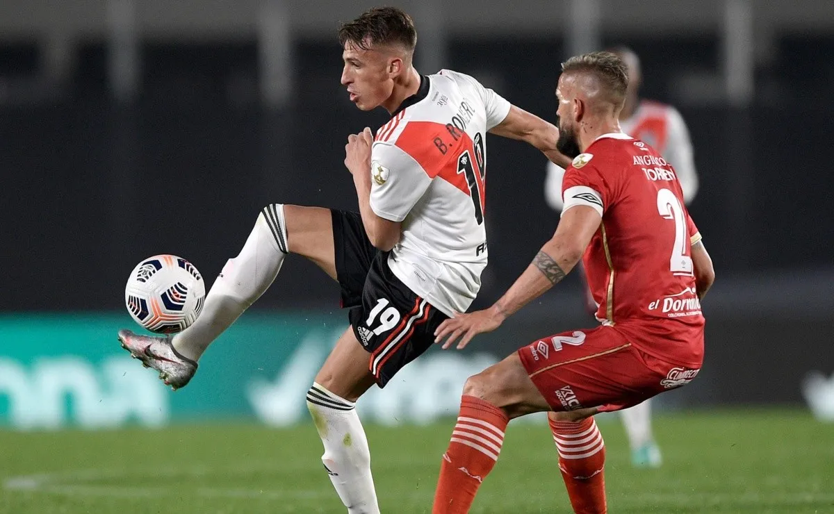 River igualó 1 a 1 contra Argentinos en el Monumental por el partido de ida de los octavos de final de la Copa Libertadores.