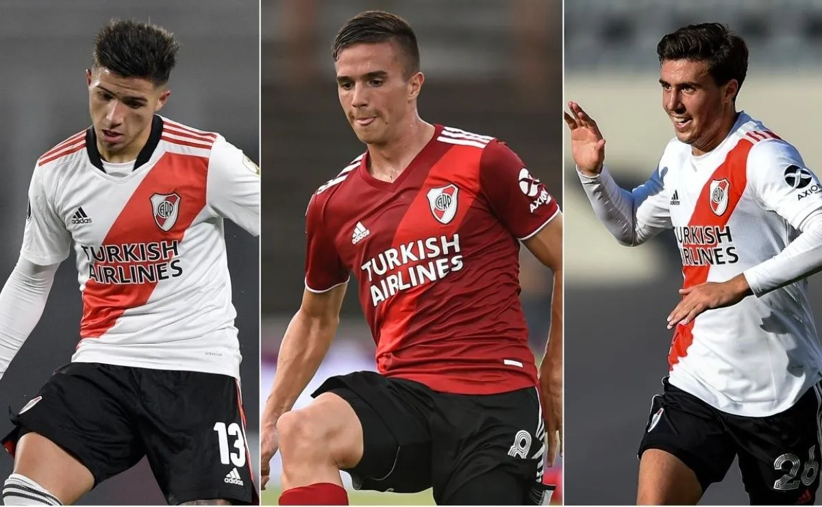 River cuenta en su plantel con varios mediocampistas de jerarquía y todos pelean por un lugar entre los titulares.